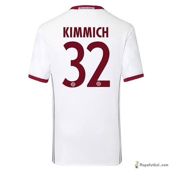 Camiseta Bayern de Múnich Replica Tercera Ropa Kimmich 2016/17 Blanco